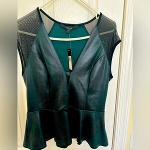 Guess leather top